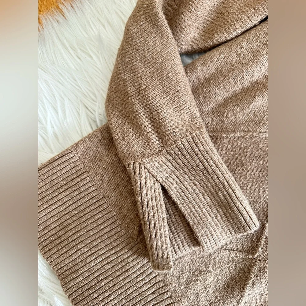 Banana Republic textured mock neck sweater